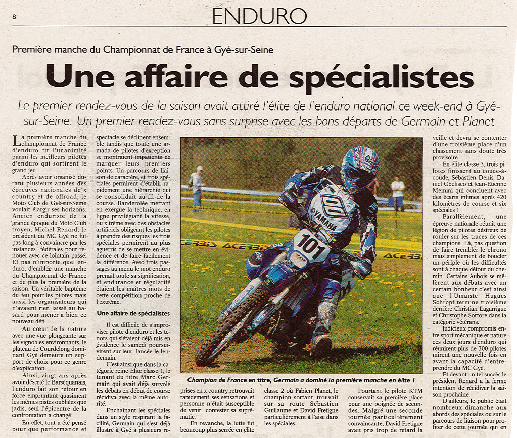 Ee article enduro 2006