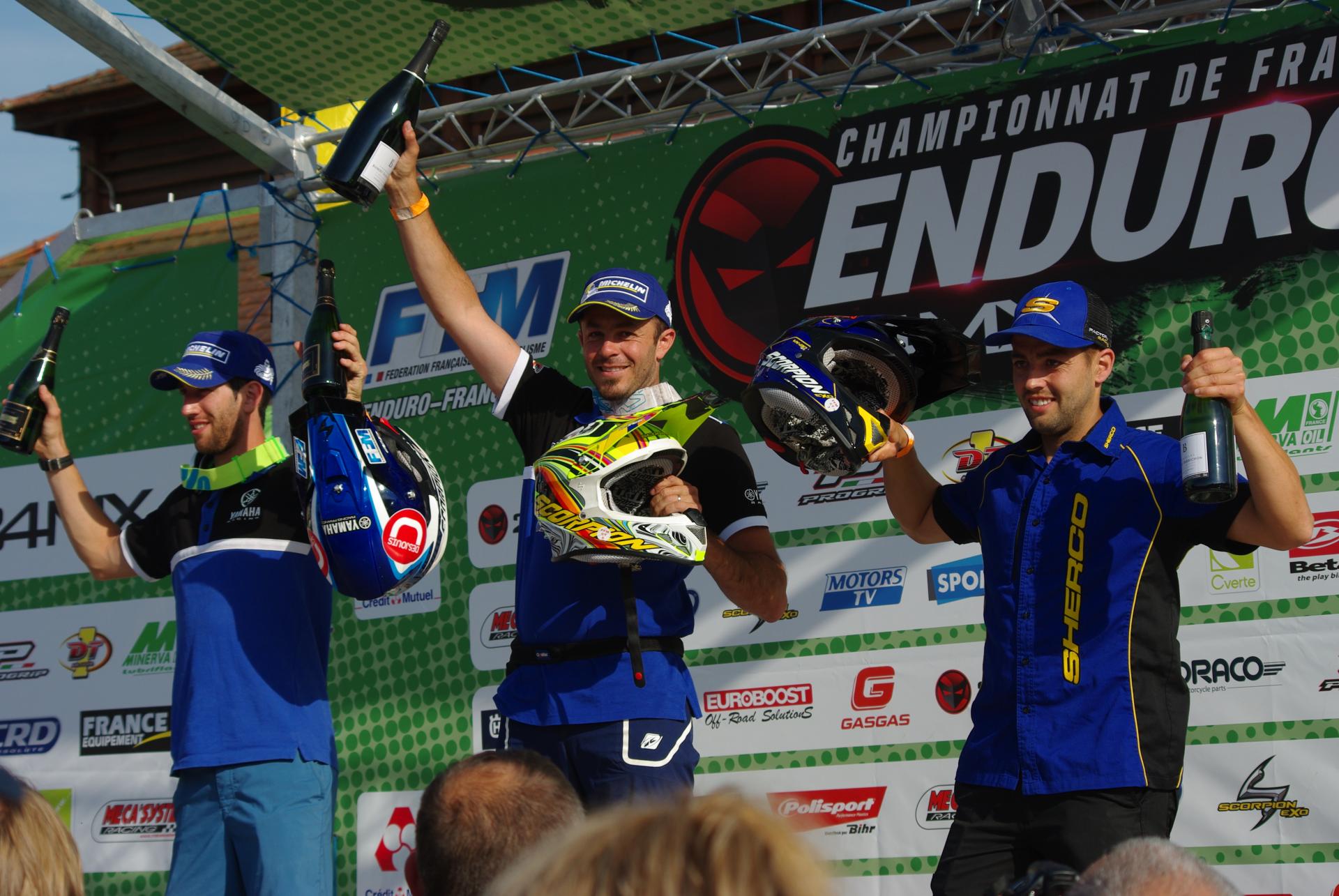 Podium E1: Gauthier, Bourgeois,